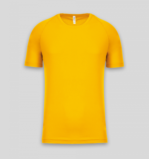 T-Shirt de Sport Jaune